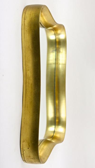 20th Century Modernist Gilt Wall Mirror Attributed to Max Welz Austria ca 1940s