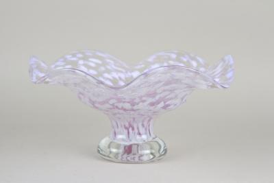 20th Century Murano Glass Centerpiece Bowl Mid Century Italy ca 1960