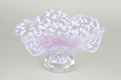 20th Century Murano Glass Centerpiece Bowl Mid Century Italy ca 1960
