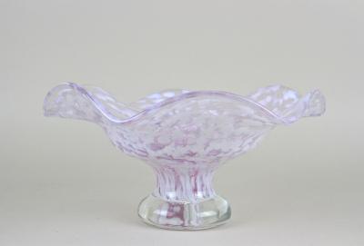 20th Century Murano Glass Centerpiece Bowl Mid Century Italy ca 1960