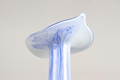 20th Century Murano Glass Vase Jack In The Pulpit Italy circa 1970