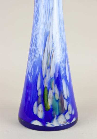 20th Century Murano Glass Vase Jack In The Pulpit Italy circa 1970