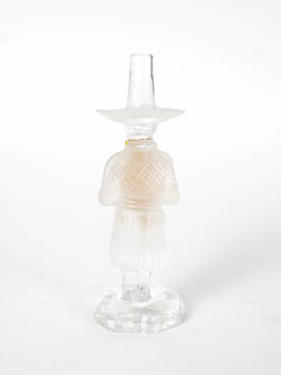 20th Century Saint Louis French Crystal Figure of a Pan Playing the Panpipes