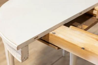 20th Century Swedish Extension Table with Three Leaves