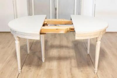 20th Century Swedish Extension Table with Three Leaves