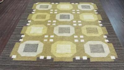 20th Century Swedish Flat Weave Carpet by Agda Osterberg