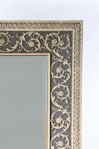 20th Century Wood Framed Wall Hanging Mirror