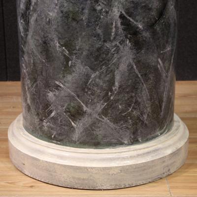 20th century lacquered and painted Italian column