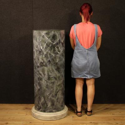 20th century lacquered and painted Italian column