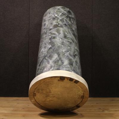 20th century lacquered and painted Italian column