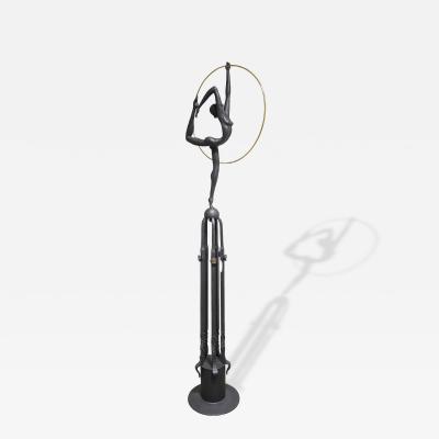 21st Century Metal Sculpture Dance Of The Elements Art Deco Style AT 2020