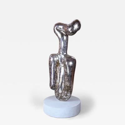 21st Century Silvered Contemporary Sculpture by M Treml Handcrafted AT 2018