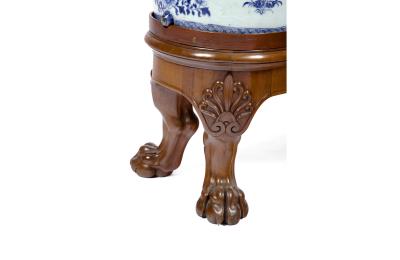 2245 19th Century Blue and White Bidet
