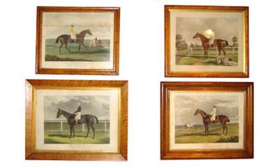 2272 Set Of Four Equestrian Prints