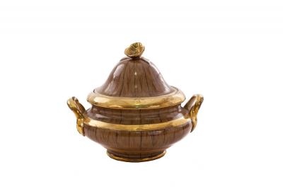 23 Piece English Victorian Porcelain Tea Set