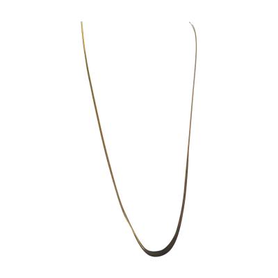 24 Gold Plated Sterling Silver round Necklace