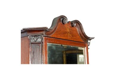 2437 George IV Mahogany Bureau Bookcase