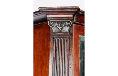 2437 George IV Mahogany Bureau Bookcase