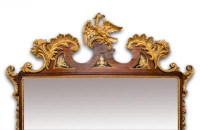 2481 Early 19th Century Overmantel Mirror