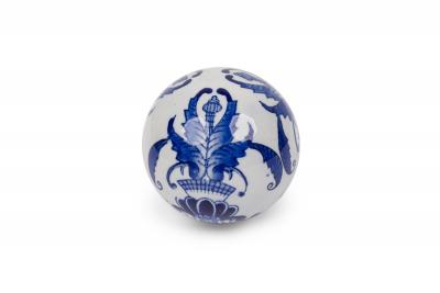 25 Vintage Chinese Style Blue and White Ceramic Decorative Balls