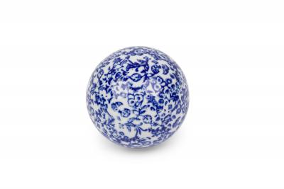25 Vintage Chinese Style Blue and White Ceramic Decorative Balls
