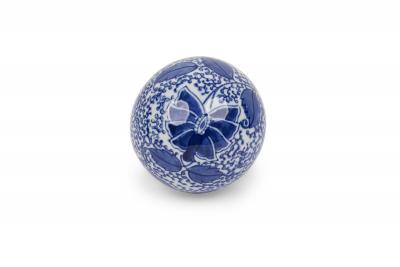 25 Vintage Chinese Style Blue and White Ceramic Decorative Balls