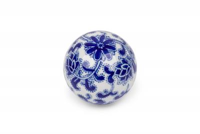 25 Vintage Chinese Style Blue and White Ceramic Decorative Balls