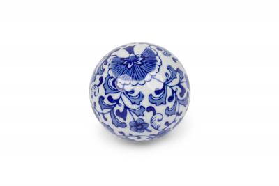 25 Vintage Chinese Style Blue and White Ceramic Decorative Balls