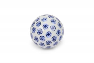 25 Vintage Chinese Style Blue and White Ceramic Decorative Balls