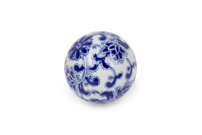 25 Vintage Chinese Style Blue and White Ceramic Decorative Balls