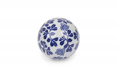 25 Vintage Chinese Style Blue and White Ceramic Decorative Balls
