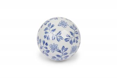 25 Vintage Chinese Style Blue and White Ceramic Decorative Balls