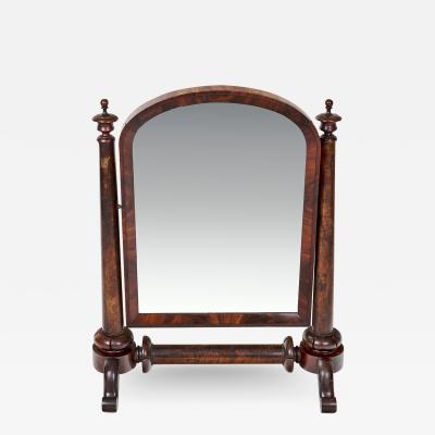 2585 William IV Mahogany Crutch Mirror