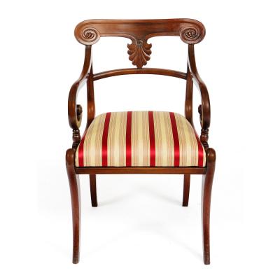 2608 Set of Twenty Early 19th Century Regency Mahogany Dining Chairs