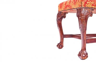 2631 Set of 4 18th Century Irish Georgian Mahogany Side Chairs 