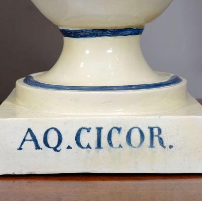 2652 Pair of 18th Century English Georgian Creamware Ewers