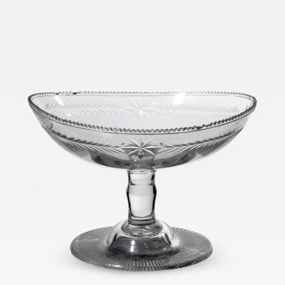 2662 Early 19th Century Irish Glass Compote