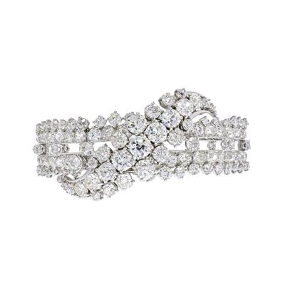 27 CARAT OLD MINE CUT DIAMOND BRACELET