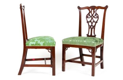 2716 Pair of 18th Century Irish Side Chairs