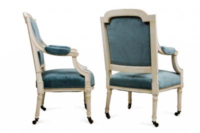 2793 Pair of Louis XVI Style Armchairs