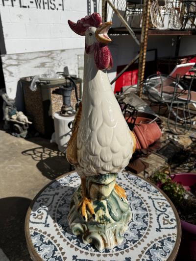 29 Ceramic Hand painted Rooster