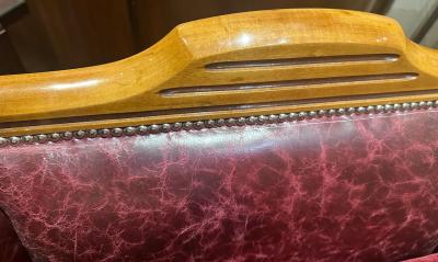 3 Piece French Art Deco Sofa Suite Carved Wood Frames Very Rare Design