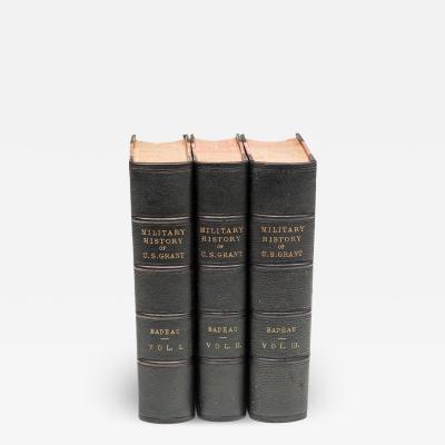 3 Vols Adam Badeau Military History of Ulysses S Grant