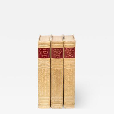 3 Volumes Abate Luigi Lanzi The History of Painting in Italy