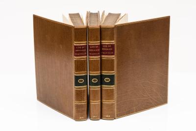 3 Volumes Benjamin Franklin Memoirs of the Life and Writings