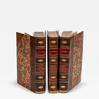 3 Volumes D B Warden Statistical Political Historical Account of the USA