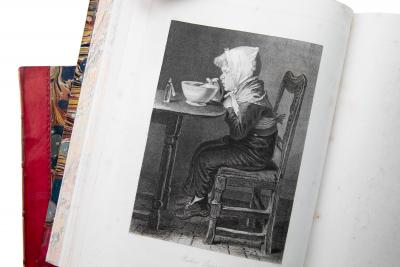 3 Volumes G N Wright The Peoples Gallery of Engravings