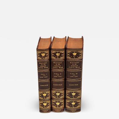 3 Volumes Samuel Rawson Gardiner History of the Great Civil War 