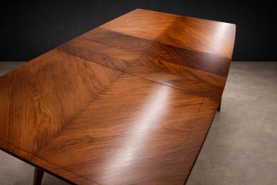 3 in 1 Extendable Dining Table in Caviuna Hardwood Brazil 1960s Lot 151A