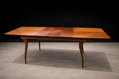 3 in 1 Extendable Dining Table in Caviuna Hardwood Brazil 1960s Lot 151A